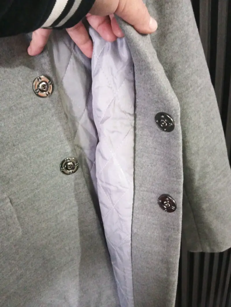 Abrigo gris talla M - 2