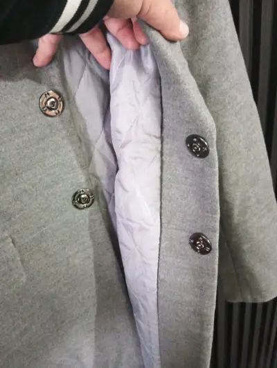 Abrigo gris talla M - miniatura 2