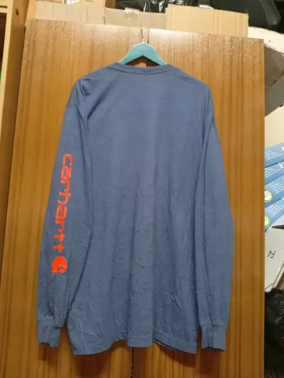 Polera casual mangas largas color gris - miniatura 4