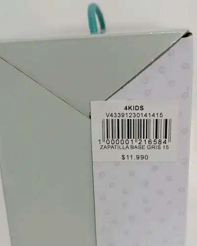 Zapatillas de bebé gris nuevas - miniatura 3