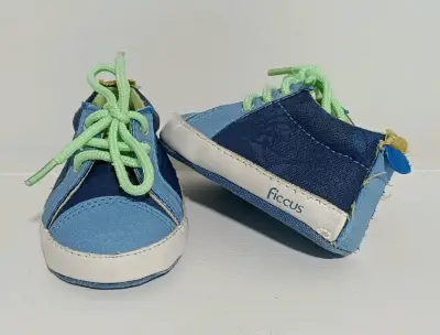 Zapatitos bebé azul Ficcus - miniatura 1
