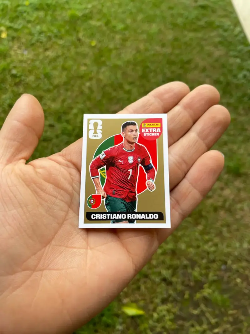 Lámina Oro Cristiano Ronaldo