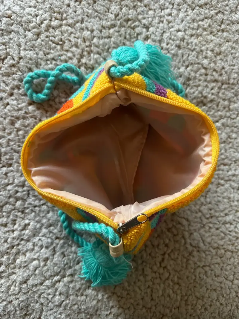 Cartera bordada de un ojo - 3