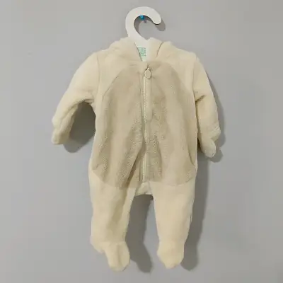 Enterito bebé polar beige infanti - miniatura 1