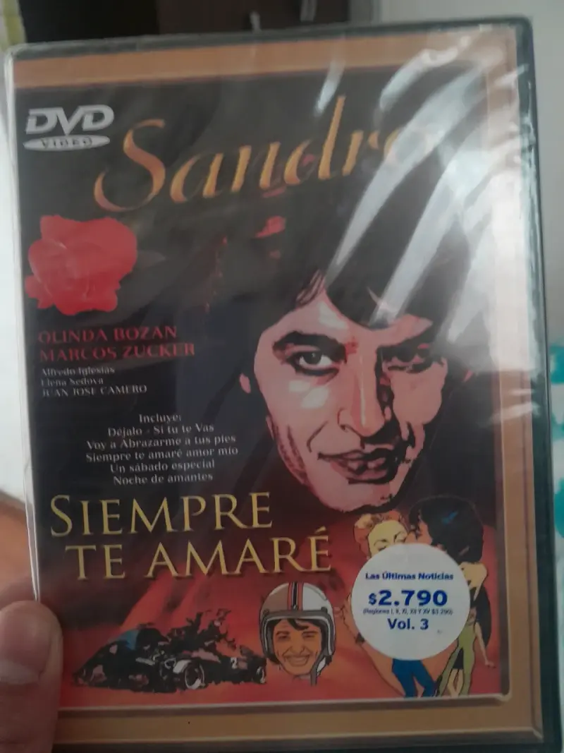 DVD Sandro Siempre Te Amaré