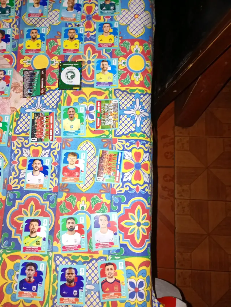 Colección de cromos de fútbol