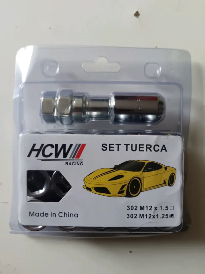 Set Tuercas de Seguridad M12 x 1.25 - 2