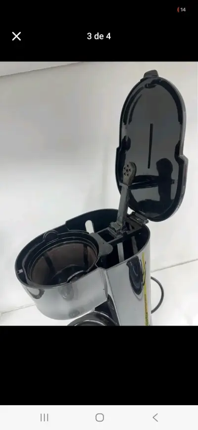 Cafetera eléctrica negra - miniatura 2