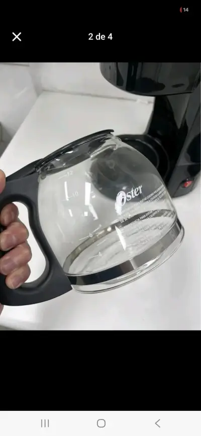 Cafetera eléctrica negra - miniatura 3