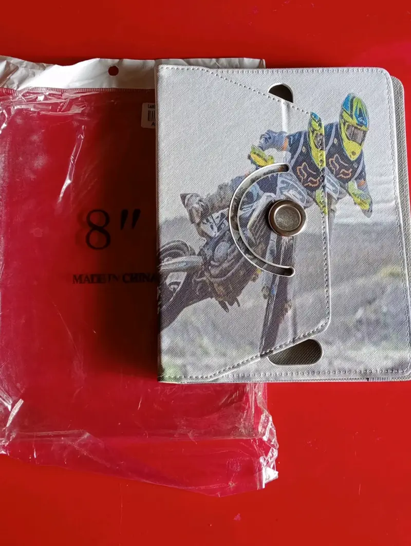 Funda para tablet 8'' diseño motocross - 1