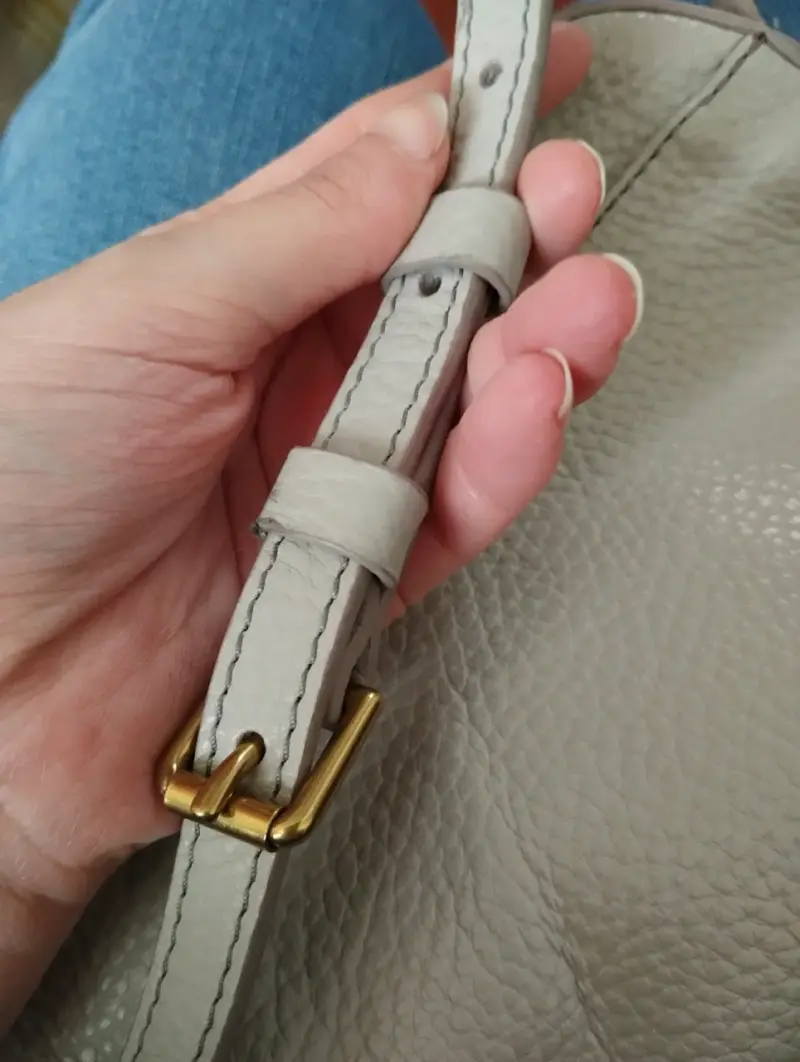 Cartera de cuero Fossil gris - 3
