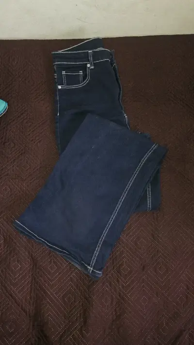 Jeans azul oscuro para hombre - miniatura 3