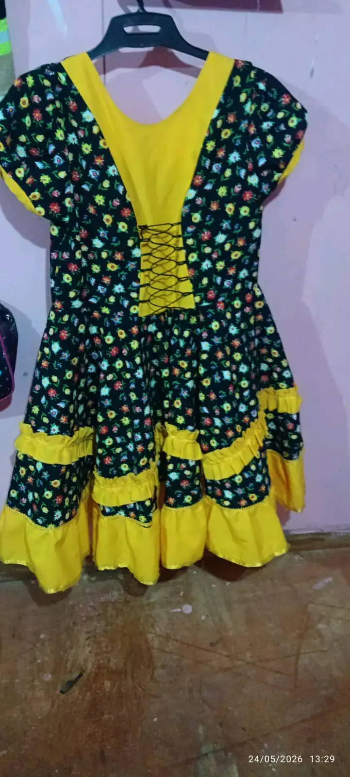 Vestido floral multicolor