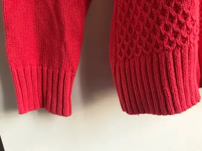 Sweater Barbados XS/S rojo tejido - miniatura 3