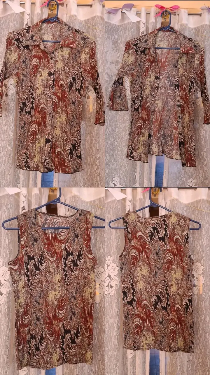 Conjunto estampado de gasa - 2