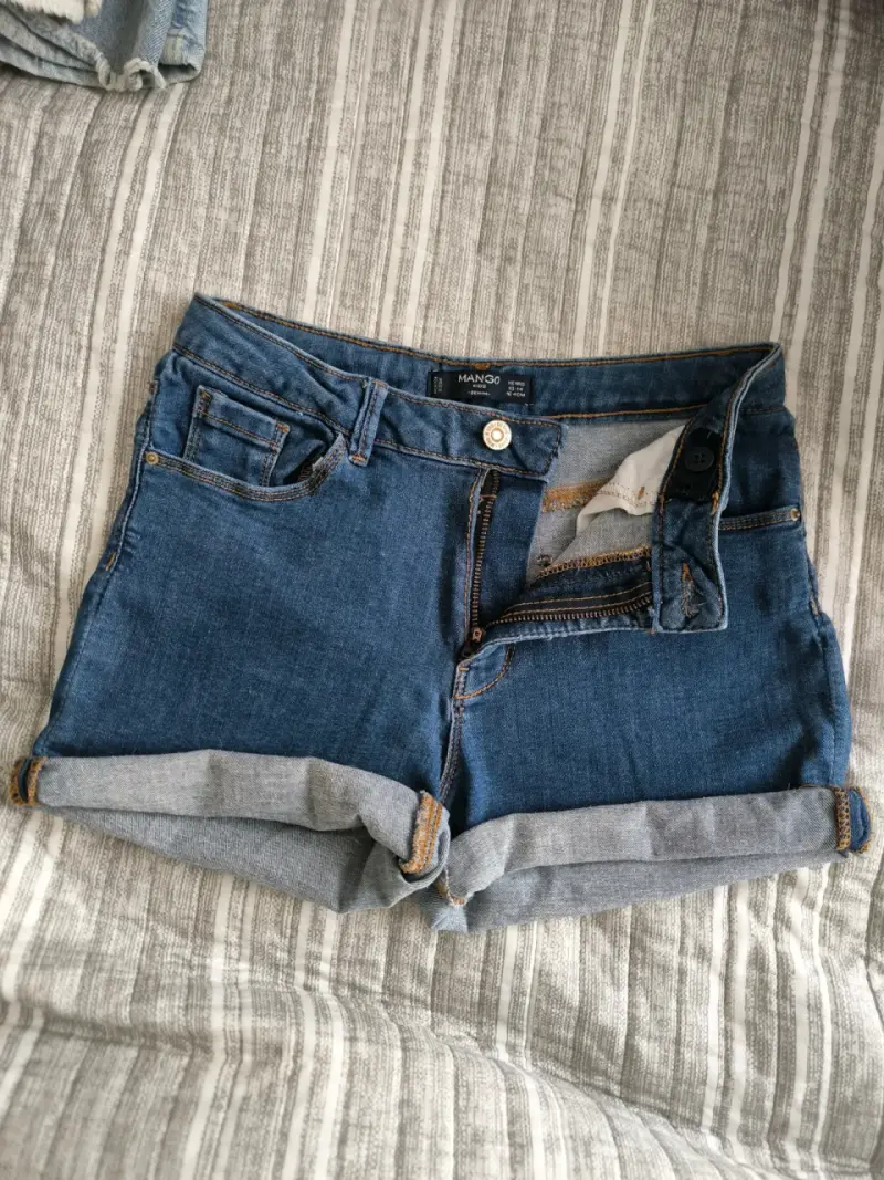 Shorts de mezclilla Mango - 1