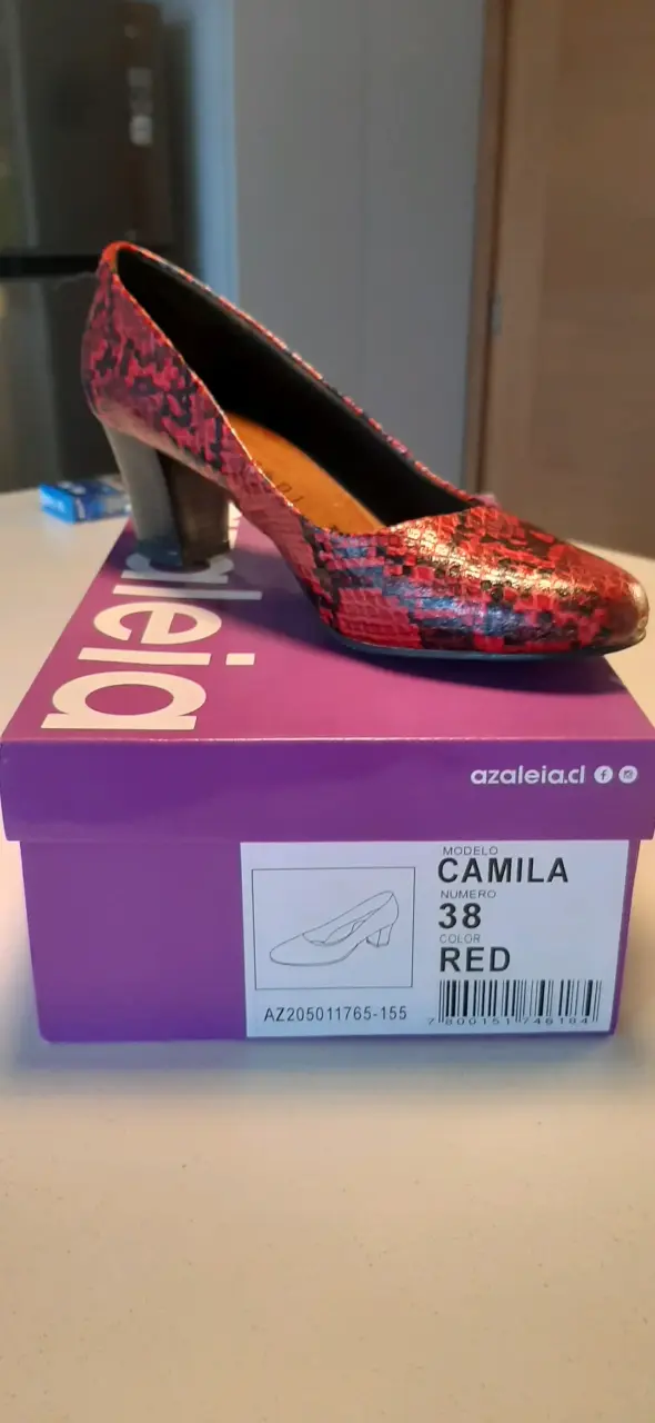 Zapato vestir taco grueso azaleia