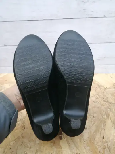 Zapatos de taco negro talla 35 - miniatura 4