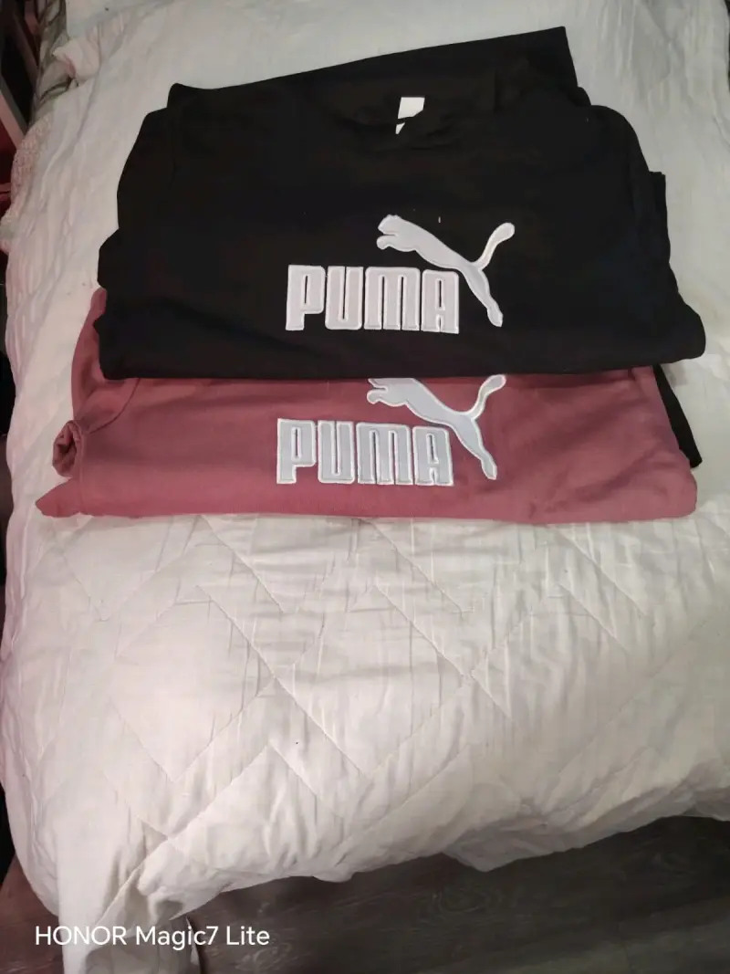 Sudaderas Puma negras y rosadas - 1