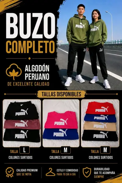 Sudaderas Puma negras y rosadas - miniatura 5