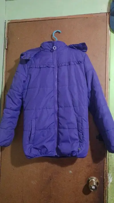Chaqueta morada acolchada - miniatura 1