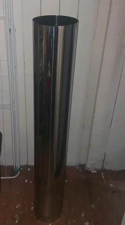Cañon, Gorro y codos inox Amesti 6 pulgadas - miniatura 2