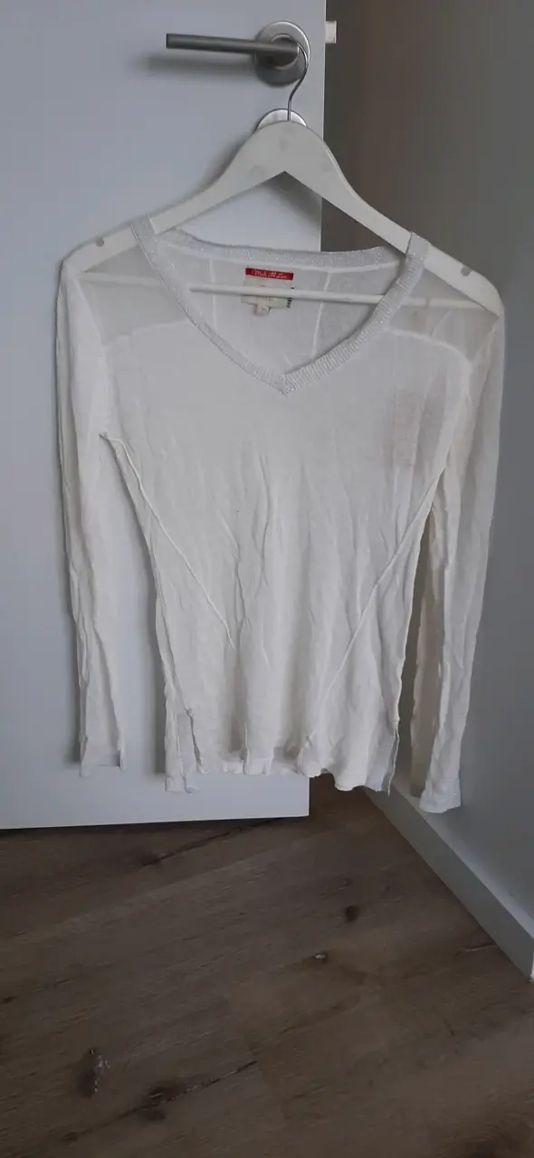 Suéter blanco de hilo - 1