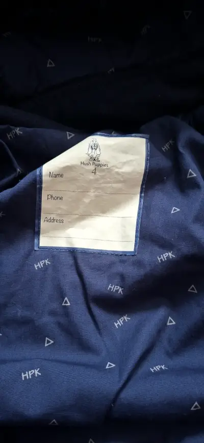 Abrigo azul talla 4 huss puppies - miniatura 2