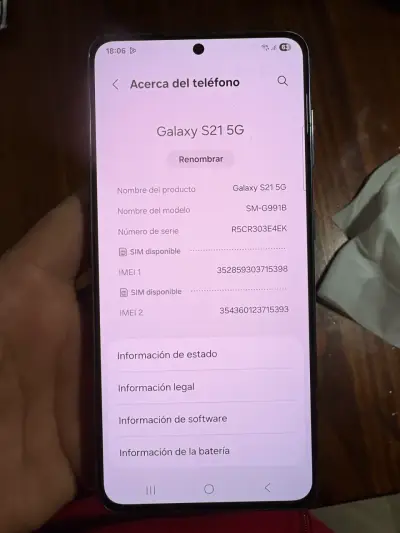 Samsung Galaxy S21 5G Negro - miniatura 1