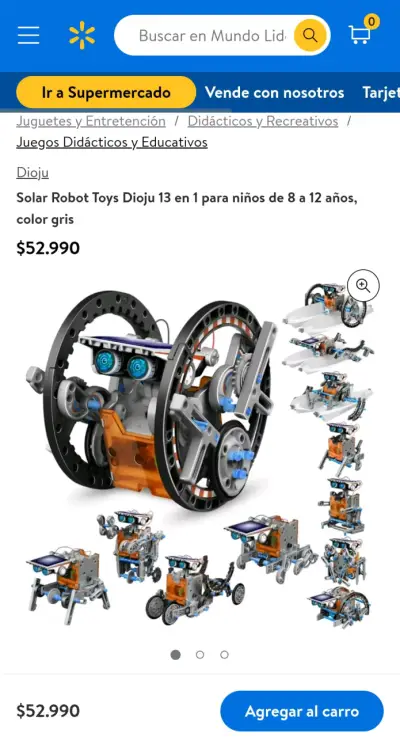 Kit de creación de robot solar STEM - miniatura 2