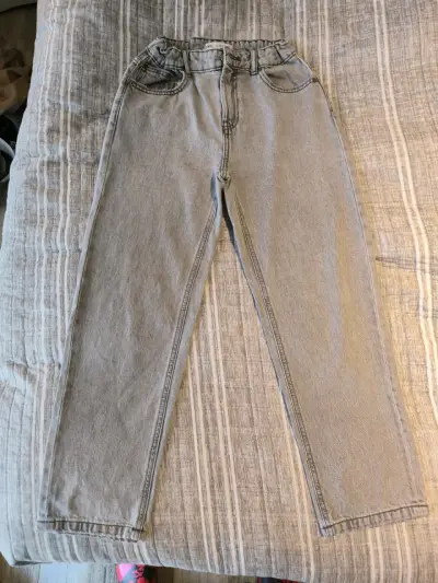 Jeans gris elástico Zara 13-14 - miniatura 1