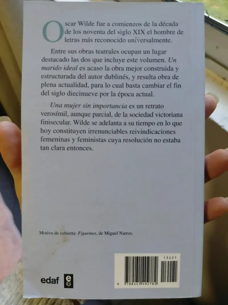Libro Un marido ideal y Una mujer sin importancia - 2