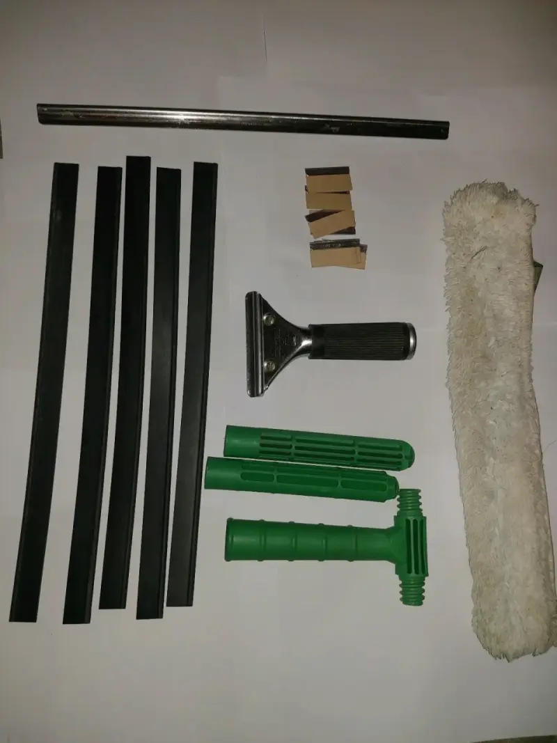 Kit de limpieza de vidrios completo