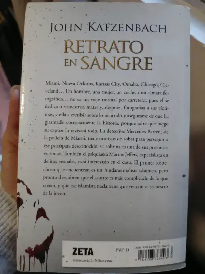 Libro 'Retrato en Sangre' de John Katzenbach - miniatura 2