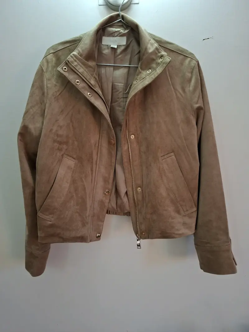 Chaqueta de gamuza marrón Zara - 2