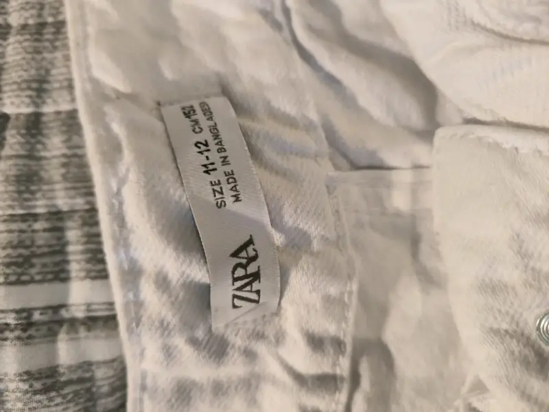 Pantalones anchos blancos desgastados - 2