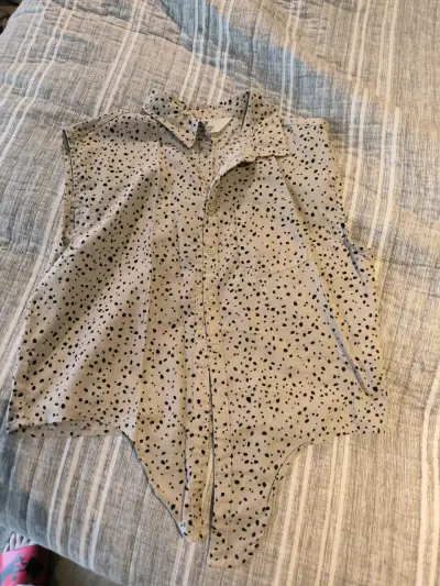Blusa niña sin mangas estampada - miniatura 1