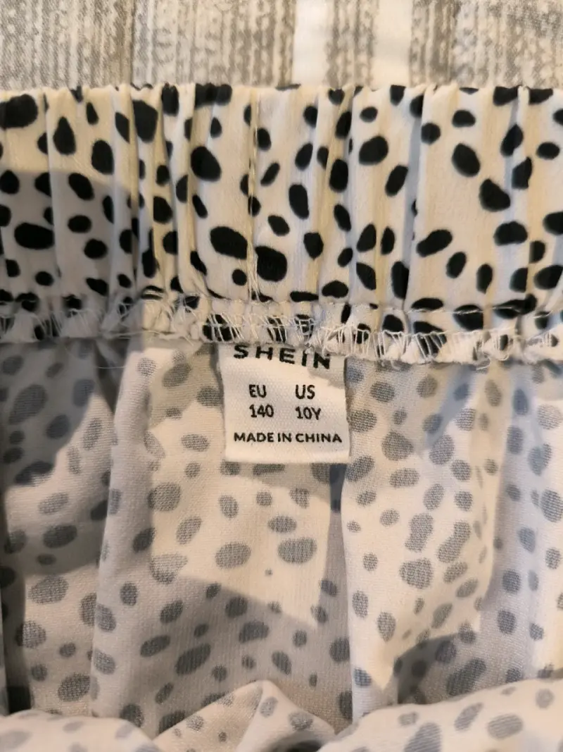 Falda corta niña estampada de lunares - 2