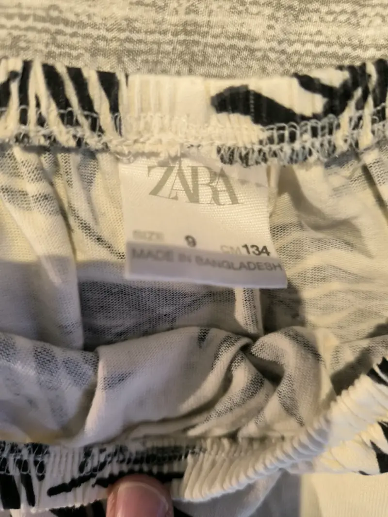 Crop top niña estampado hojas - 2