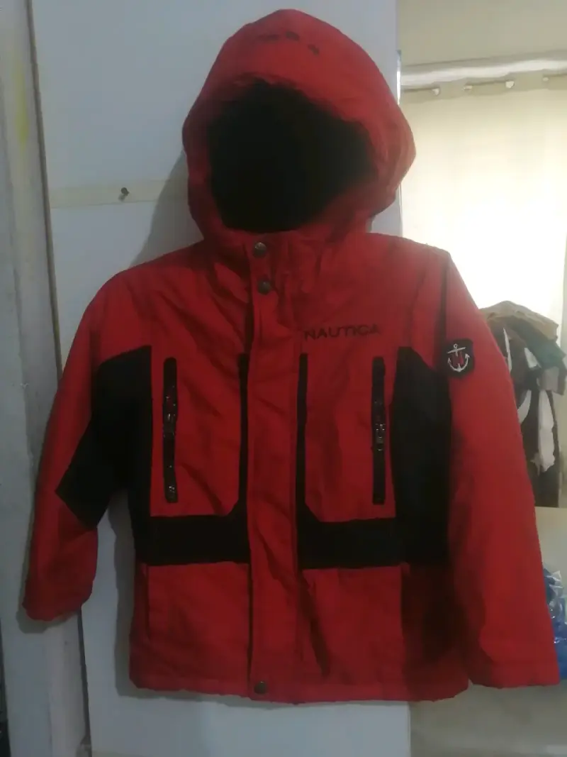Chaqueta roja Nautica con capucha - 2
