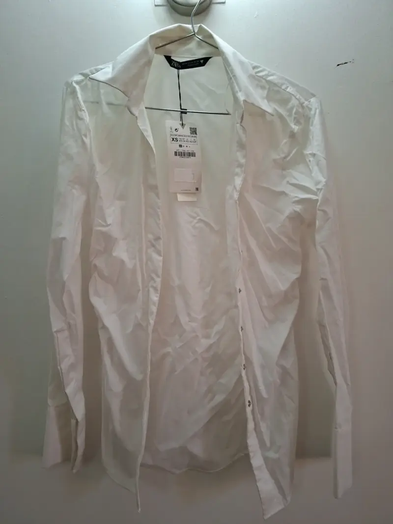 Camisa blanca de mujer zara XS - 1