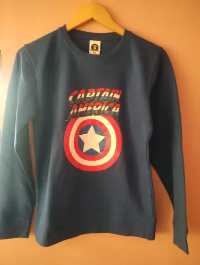 Polerón azul Captain America - miniatura 1