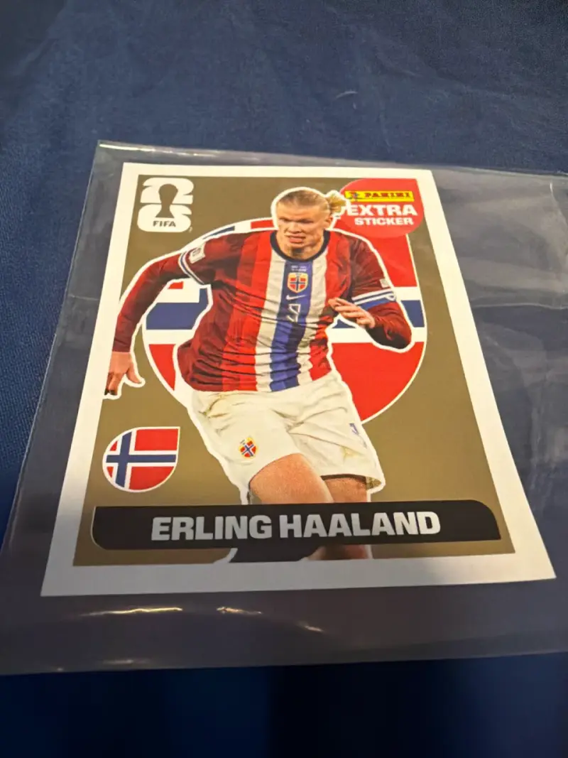 extra Sticker dorado Panini Erling Haaland - 3