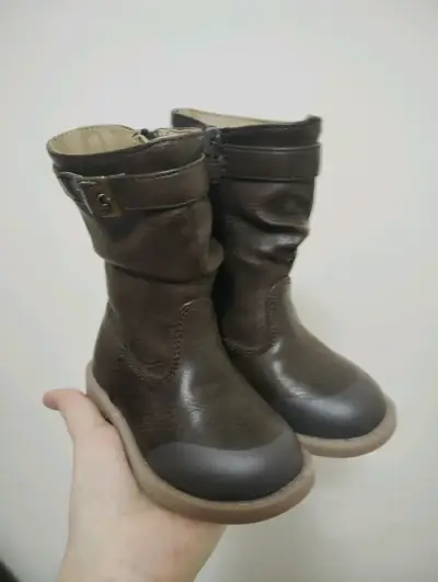 Botas de niña marrones Colloky n°20 - miniatura 1
