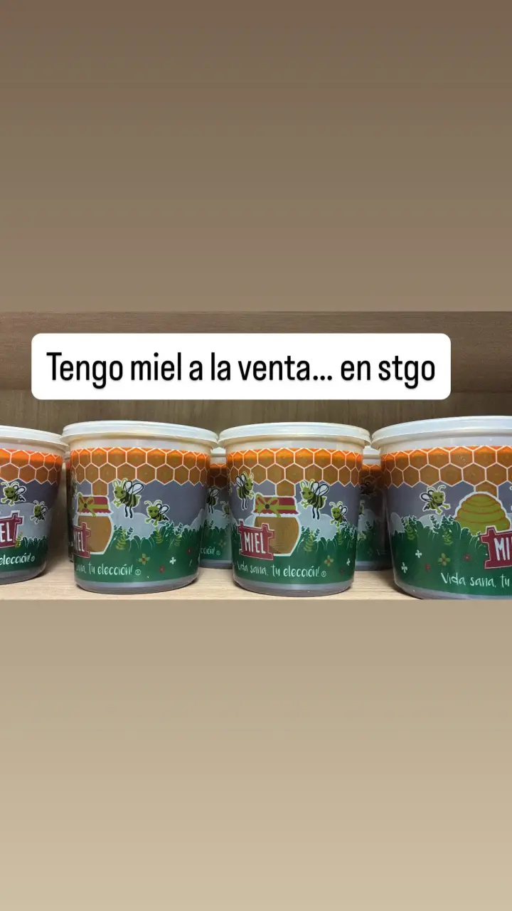 Envases de miel natural