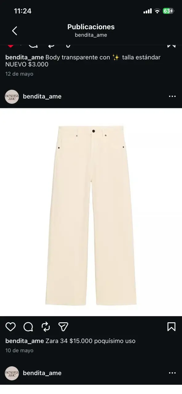 Pantalón Zara amarillo bebé