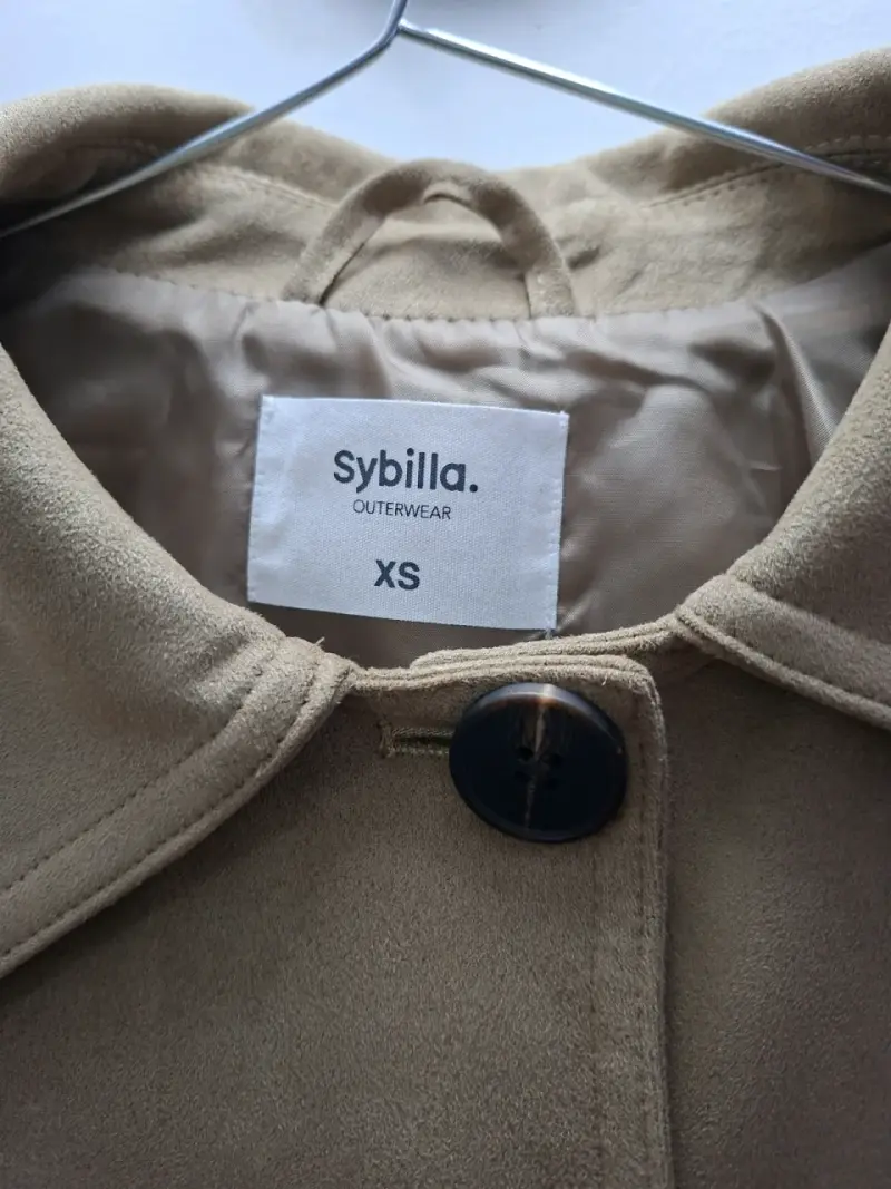 Chaqueta corta beige talla XS - 2