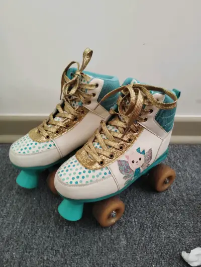 Patines retro con diseño de gato n°36 - miniatura 1