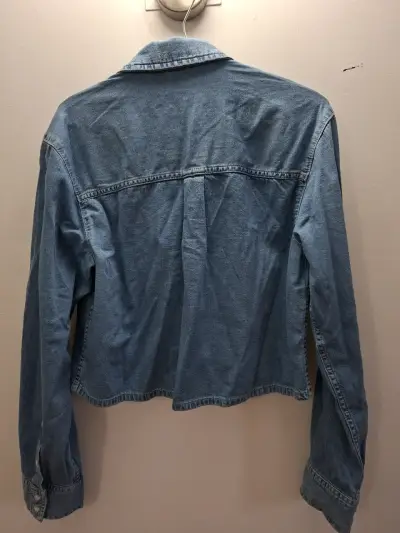 Camisa de mezclilla azul Talla S - miniatura 3