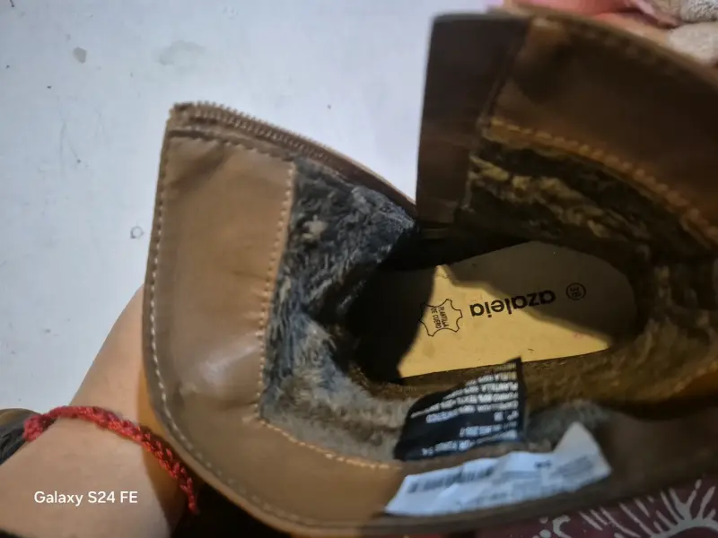 Botines marrones con diseño trenzado - 3